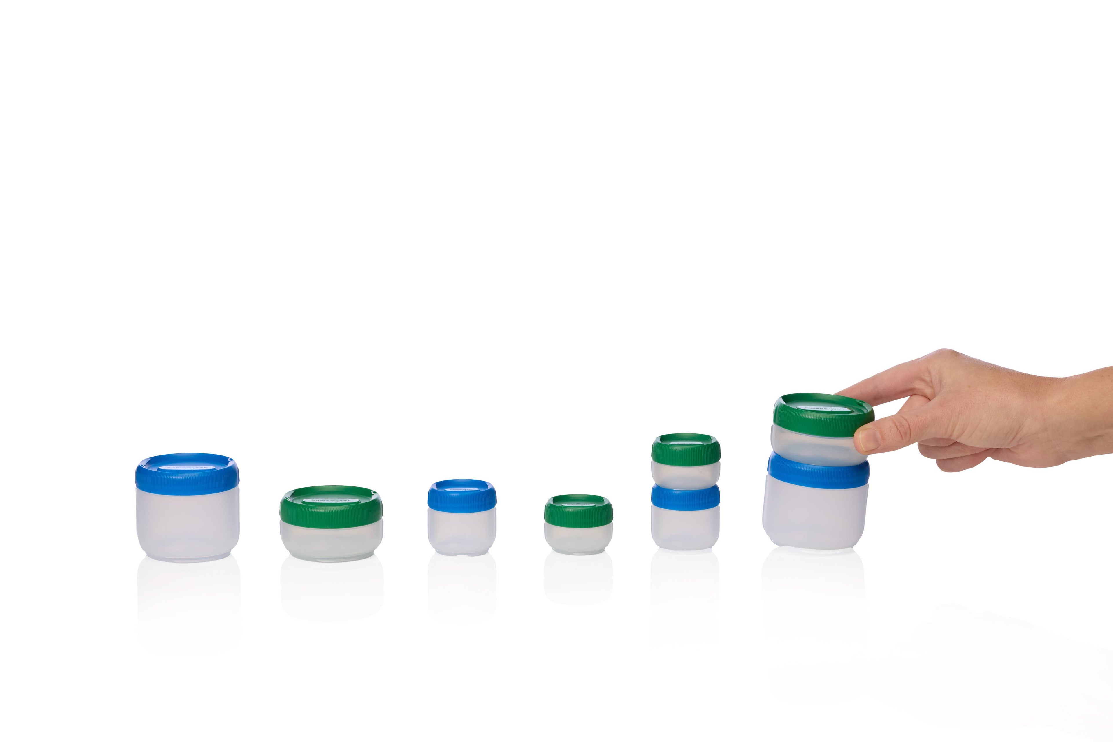 Humangear Stax (singles) - Connectable Travel Containers